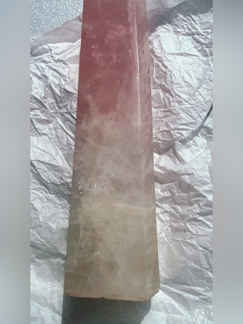 Rose Quartz Display Large Tower - Picture 2 of 6